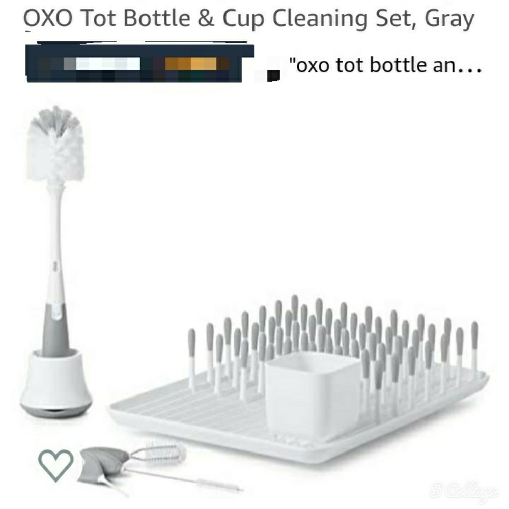 Bottle and cup cleaning set